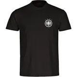 multifanshop Herren T-Shirt - Germany - Adler Retro - Druck weiß - Männer