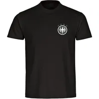 multifanshop Herren T-Shirt - Germany - Adler Retro - Druck weiß - Männer