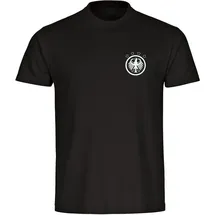 multifanshop Herren T-Shirt - Germany - Adler Retro - Druck weiß - Männer