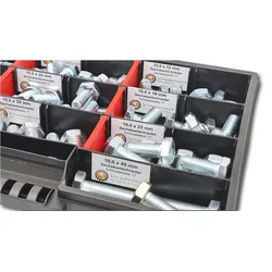 Sechskantschrauben Sortiment M10 // 12mm-45mm  90 tlg. Schraubenbox DIN 933 Vollgewindeschrauben Maschinenschrauben Gewindeschrauben