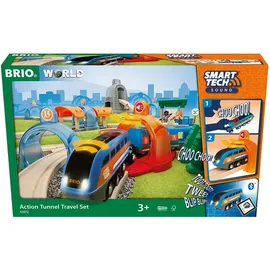 BRIO Smart Tech Sound Action Tunnel Reisezug Set