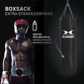 Hammer Boxsack schwarz 180 cm