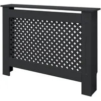 ML-Design Heizkörperverkleidung mit Wabenmuster 112x19x82cm Anthrazit aus MDF