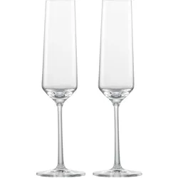 ZWIESEL GLAS Serie PURE Sekt Prosecco 2 Stück Inhalt 209 ml Sektglas