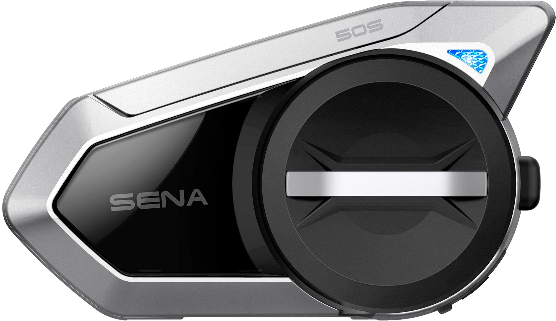 Sena 50S Motorrad Bluetooth Headset mit Drehrad und Sound by Harman Kardon, integriertem Mesh Intercom System und Premium Mikrofon & Lautsprechern