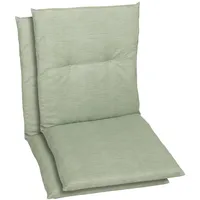 GO-DE Sitzauflage GO-DE, grün, B:48cm H:5cm T:98cm, Baumwolle, Polyester,