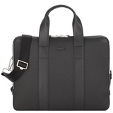 Lacoste Chantaco Matte Piqué Leather Computer Bag