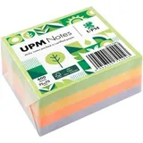 UPM Haftnotizklotz gelb & Farbmix »5654-75PG« gelb, UPM, 7.5x7.5 cm