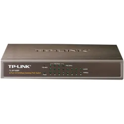 TPLINK TP-LINK TL-SF1008P V5 Netzwerk Switch 8 Port 10 / 100 MBit/s PoE-Funktion