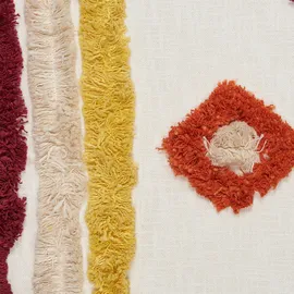 Beliani Amroha Kuscheldecke 130 x 180 cm Mehrfarbig