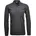 Langarm-Poloshirt grau XXL