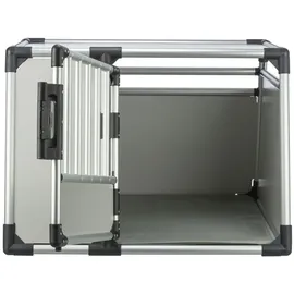Trixie Transportbox Aluminium 93 x 64 x 81 cm Hellgrau/Silber