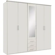WIMEX Kleiderschrank Ben 225 x 210 x 58 cm Weiß