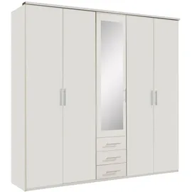WIMEX Kleiderschrank Ben 225 x 210 x 58 cm Weiß