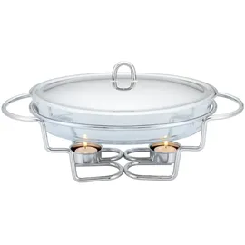 King Kinghoff Wärmehalter 3,2L KH-1411 aus Glas Transparent -