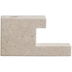 101 Copenhagen - Brick Kerzenhalter, niedrig, Kalkstein