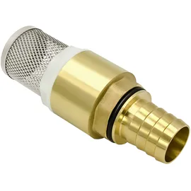 VARIOSAN Saugfilter Set 14184, 1", Messing, Fußventil mit Rückschlagventil, Saug...