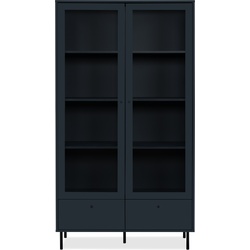 Finori Caracas 52A Vitrine/Navy Blau/Holzwerkstoff