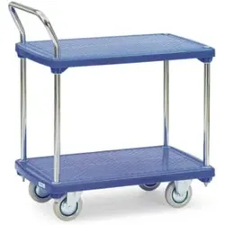 fetra Kunststoffplattenwagen 3132 - Tragkraft 200kg Vollgummi-Reifen