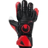 Uhlsport Classic Absolutgrip Fußball Torwarthandschuhe für Kinder und Herren, Torwart-Handschuhe, Fussball-Handschuhe mit Handgelenkfixierung - schwarz-rot-weiß