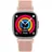 40 mm Schwarz Klettband Rose