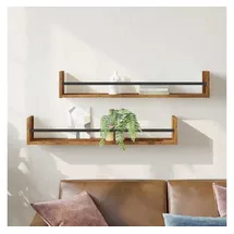 vidaXL Wandregal 80 x 16 x 14 cm Braun