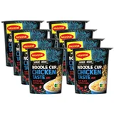 MAGGI Noodle Cup Chicken Taste Fertiggericht 8 x 63,0 g