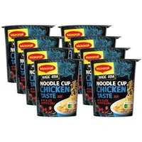 MAGGI Noodle Cup Chicken Taste Fertiggericht 8 x 63,0 g