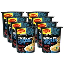 MAGGI Noodle Cup Chicken Taste Fertiggericht 8 x 63,0 g