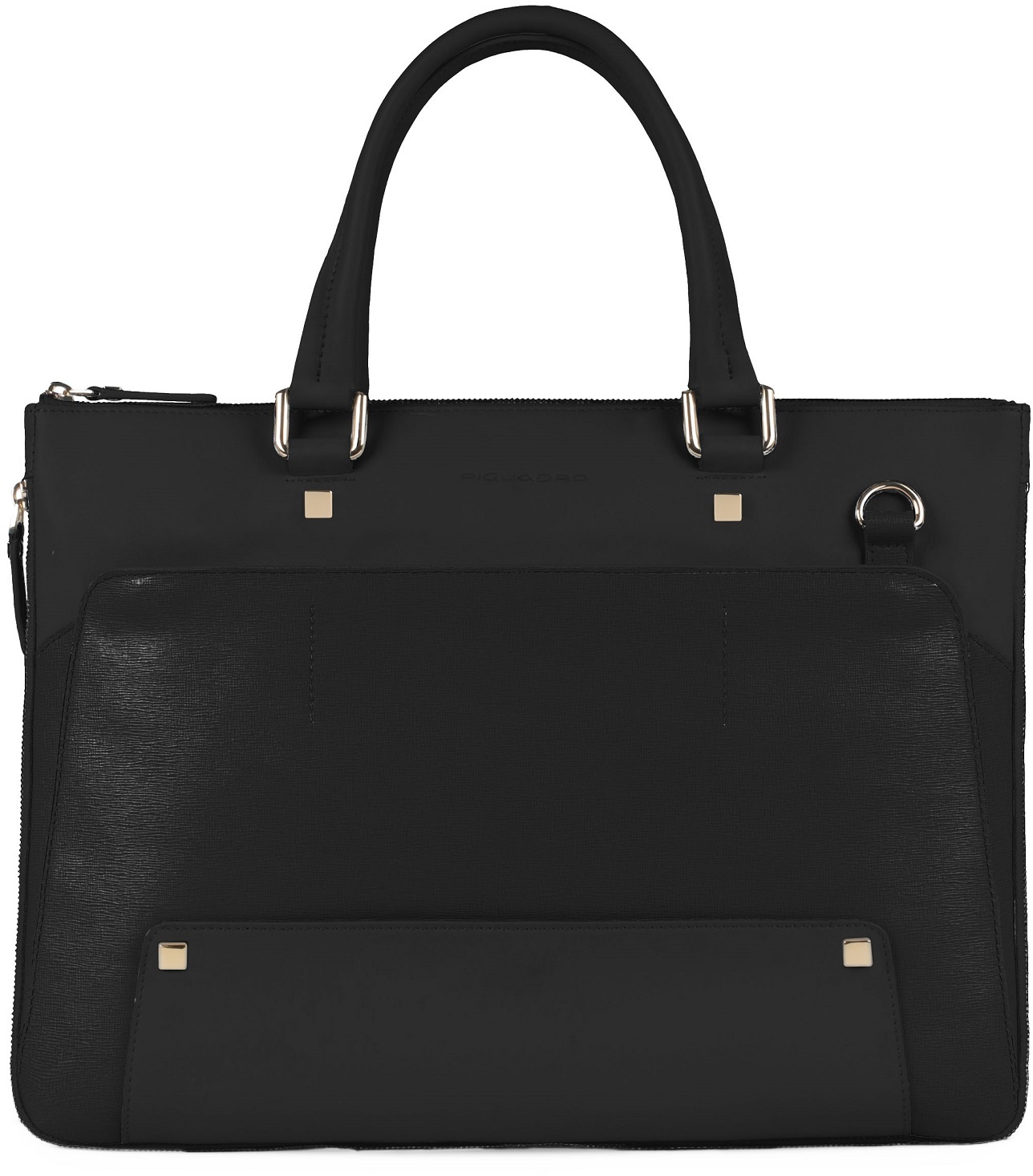 Piquadro Uhura Erweiterbare Laptoptasche mit gepolstertem iPad®-Fach schwarz