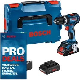 Bosch GSB 18V-90 C Professional inkl. 2 x 4 Ah + L-Boxx 06019K6105