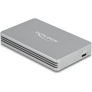 DeLock USB4 40 Gbps Gehäuse für 1 x M.2 NVMe SSD M.2 2280), 42018