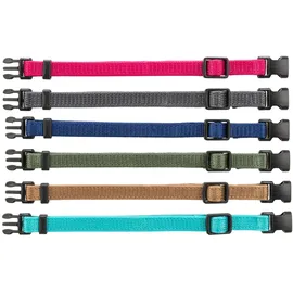 Trixie Junior Welpenhalsband Fuchsia/Grafit/Indigo S–M 17–25 cm/10 mm
