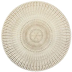 Zeller Platzset rund gold 41cm