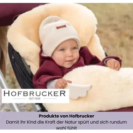 Hofbrucker Lammfellfußsack Eskimo schwarz