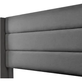 stilvora Polsterbett 140 x 200 cm Grau