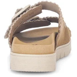 Gabor Pantolette in sattel | Gr. 42, braun, Schuhe Pantolette, Damen, hellbraun, Leder, : : Normal Größe: 42 Weite: Normal - Braun - 42