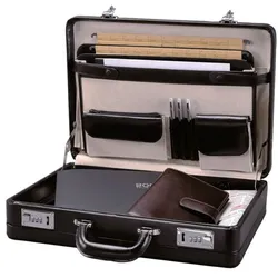 Alassio Attachékoffer »Taormina« schwarz, 45.5x33x10 cm