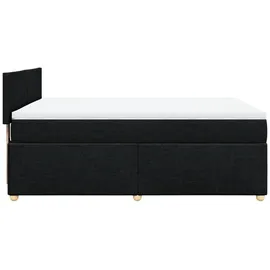 vidaXL Boxspringbett 160 x 200 cm Schwarz