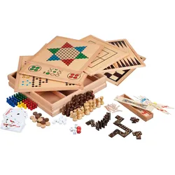 Philos-Spiele Holz-Spielesammlung 100,Premium Edition  3101