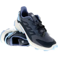 Salomon Supercross 4 Damen Traillaufschuhe-Blau-4,5