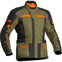 Lindstrands Transtrand Textiljacke Dunkelgrün/Orange/Schwarz 56
