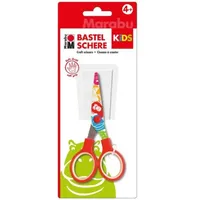 Marabu Kinderschere KiDS rot mit bedruckten Scherenblättern 13,0 cm