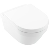 Villeroy & Boch Architectura Wand-Tiefspül-WC offener Spülrand, DirectFlush L: 53 cm, weiß, mit CeramicPlus 4694R0R1