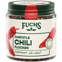 Fuchs Gewürze - Chipotle Chili Flocken | Hoher Schärfegrad mit rauchiger Note | Chiliflocken in Premium-Qualität | 35 g im wiederverschließbaren Gewürzglas