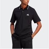 adidas Sportswear Poloshirt »ESSENTIALS PIQUÉ SMALL Logo, schwarz