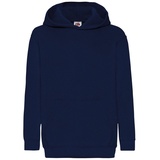 FRUIT OF THE LOOM Classic Hooded Sweat Kids Kapuzen-Sweatshirt - Dunkelblau