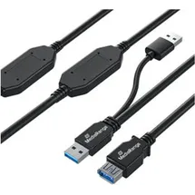 MediaRange USB-A 15 m Schwarz