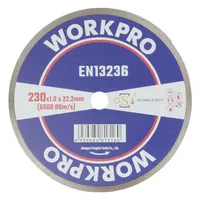 WorkPro GSOSCR-4 Diamanttrennscheibe 230 mm 1 St. Keramik, Porzellan,