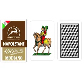 Modiano - Spielkarten zum 150. Jahrestag, Farbe Napoletane Braun, 300082
